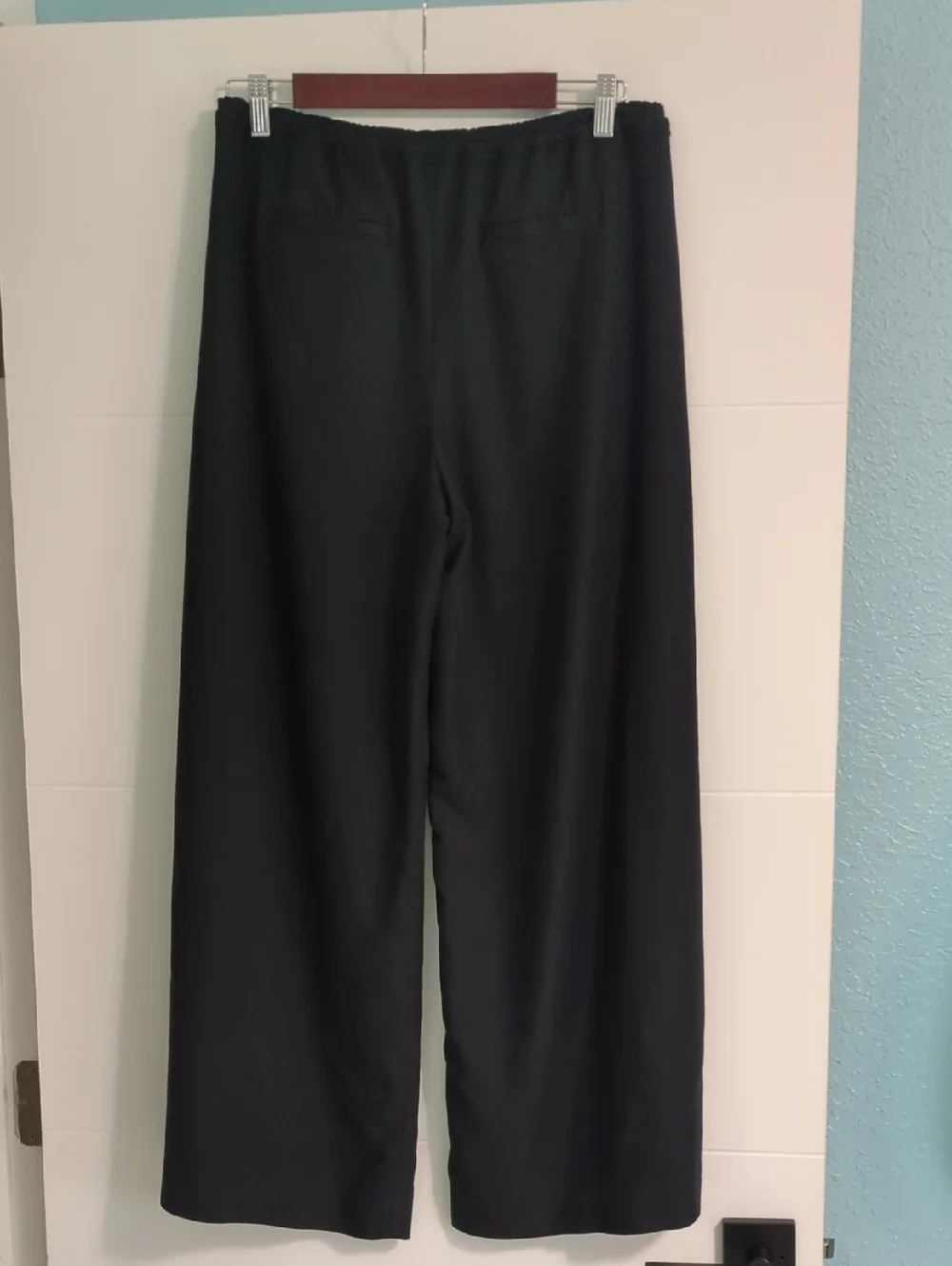 J.crew Black Wide-Leg Drawstring Pants - Comfortable Everyday Style